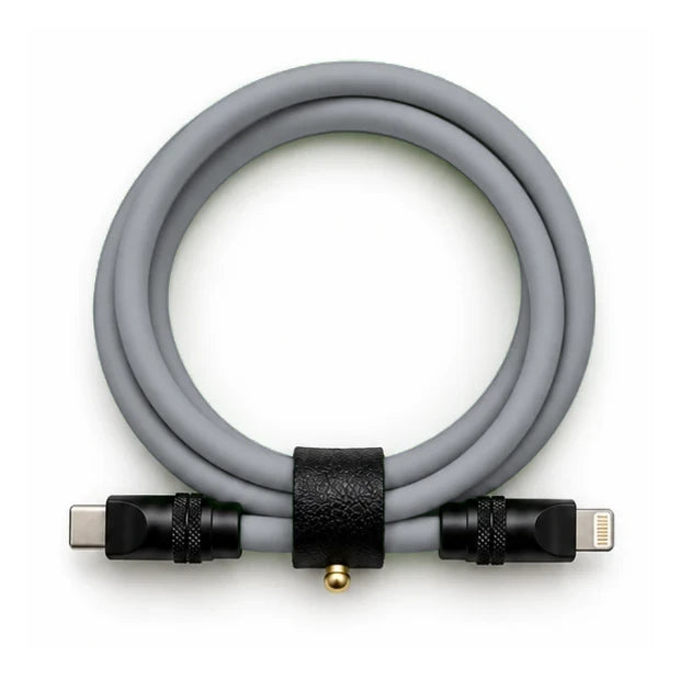 Nardo Grey USB-C to Lightning cable — generated colour illustration