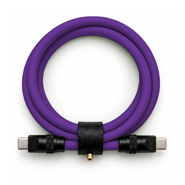 Royal Purple USB-C to USB-C cable — generated colour illustration