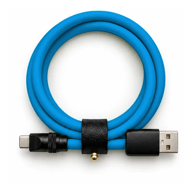 Surf Blue USB-C to USB-A cable — generated colour illustration